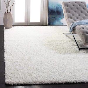 White off white 5x7 Soft Fluffy Thick Shag Rug 5'x7' shaggy Carpet brand new
